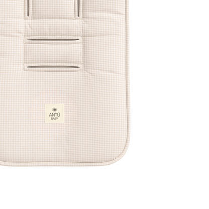 Cubre Coche - Vichy Beige Chico | Antü Baby