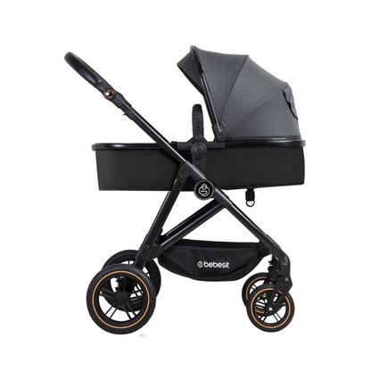 Coche Cuna Paseo Street - Gris | Bebesit