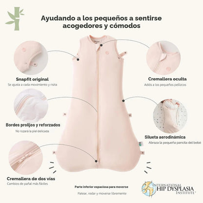 Saco de Dormir para Bebé TOG 1.5 - Rosa | MomCozy