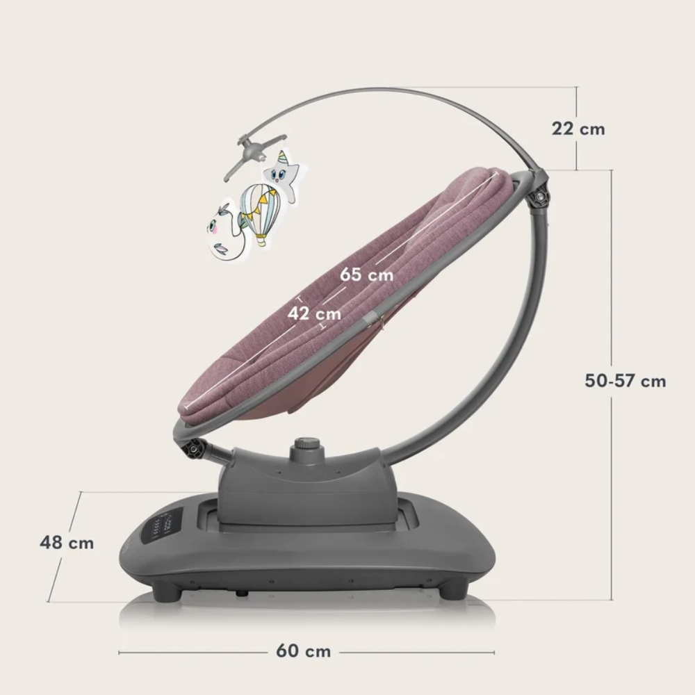 Silla Nido Eléctrica Blossom - Pink Mauve | Lionelo