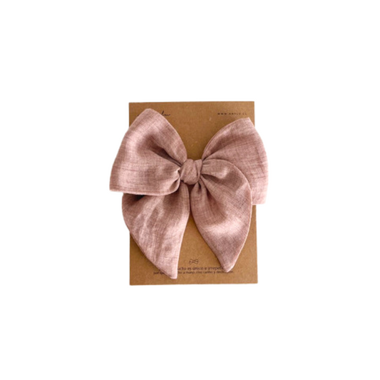 Sofy Large Bow - Old Pink