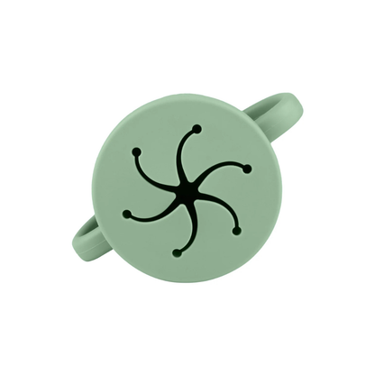 Vaso 2 En 1 Con Asas - Verde | Infanti