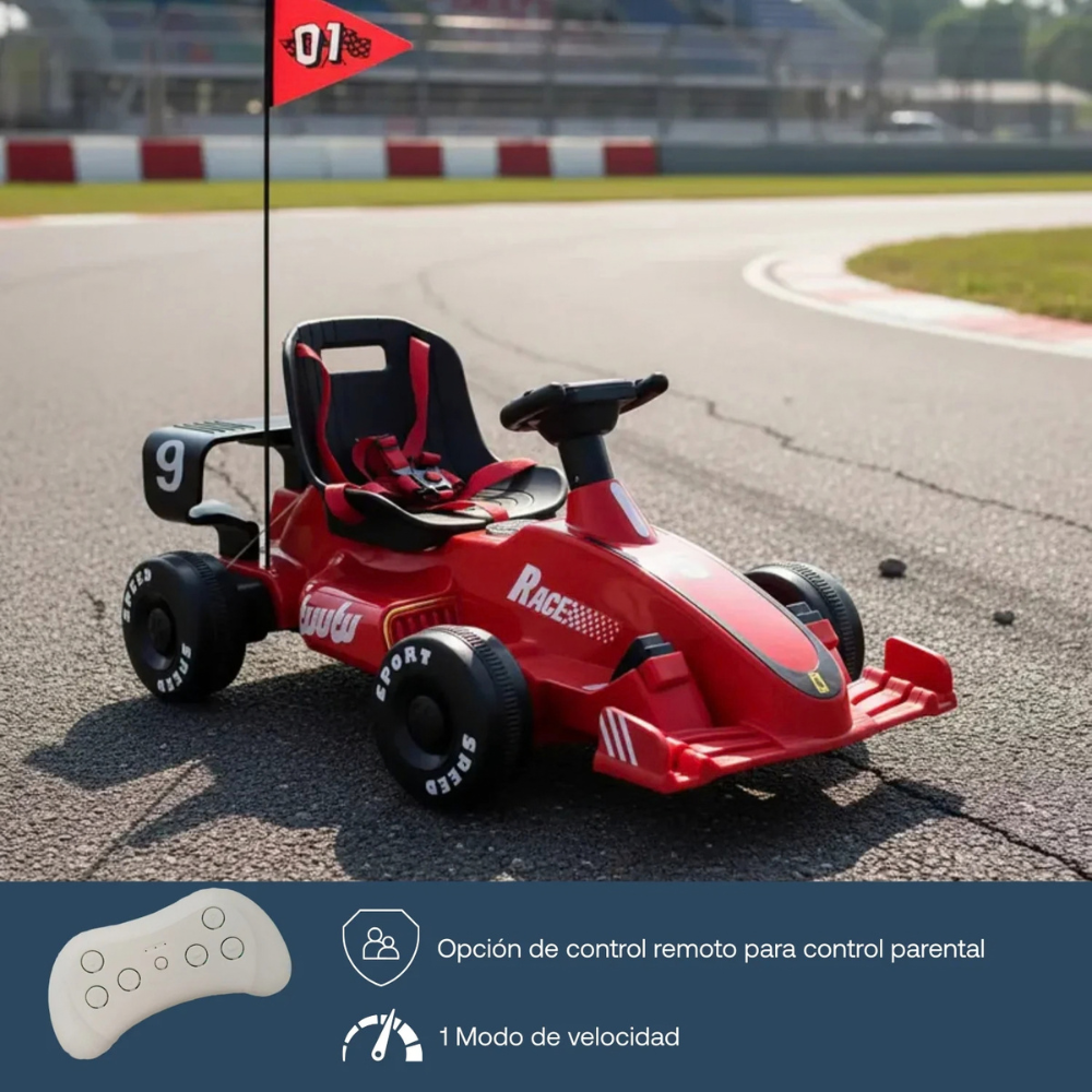 Auto Eléctrico F1 Schumi - Rojo | Bebesit