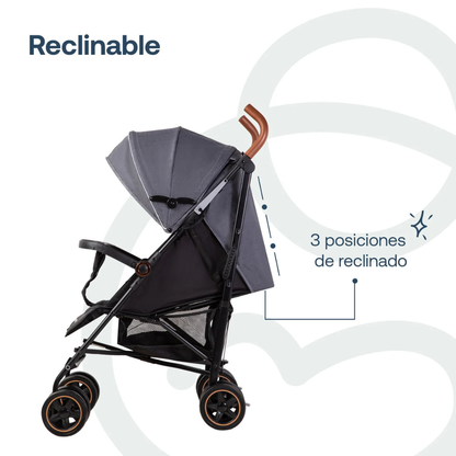 Coche Paragua Magic Ride - Gris | Bebesit