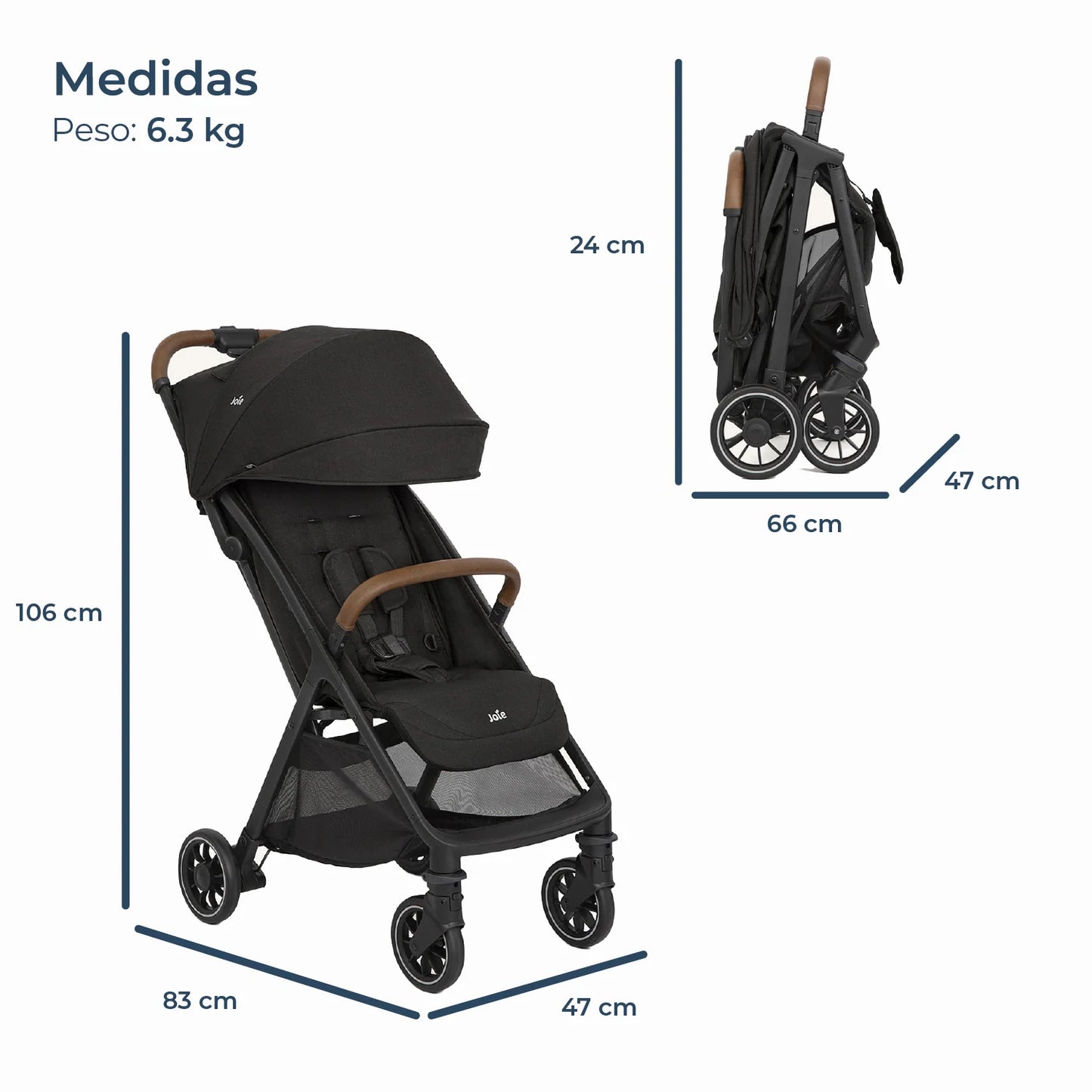 Coche Paseo Pact Pro - Shale | Joie