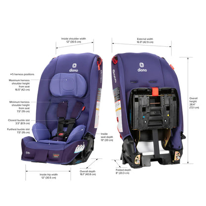 Silla de Auto Convertible Diono Radian® 3R - Edición Limitada - Morado Silvestre