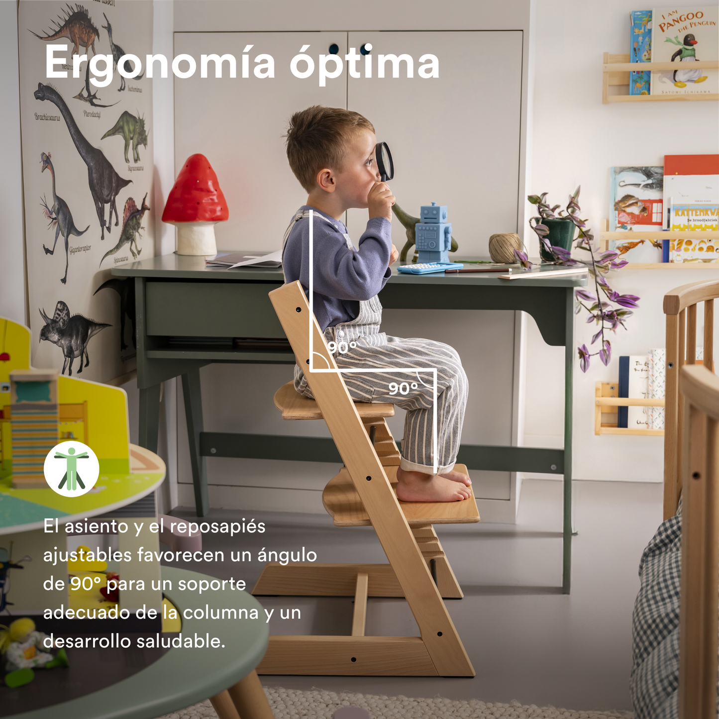 Silla Tripp Trapp® - Blackᵘˢ | Stokke