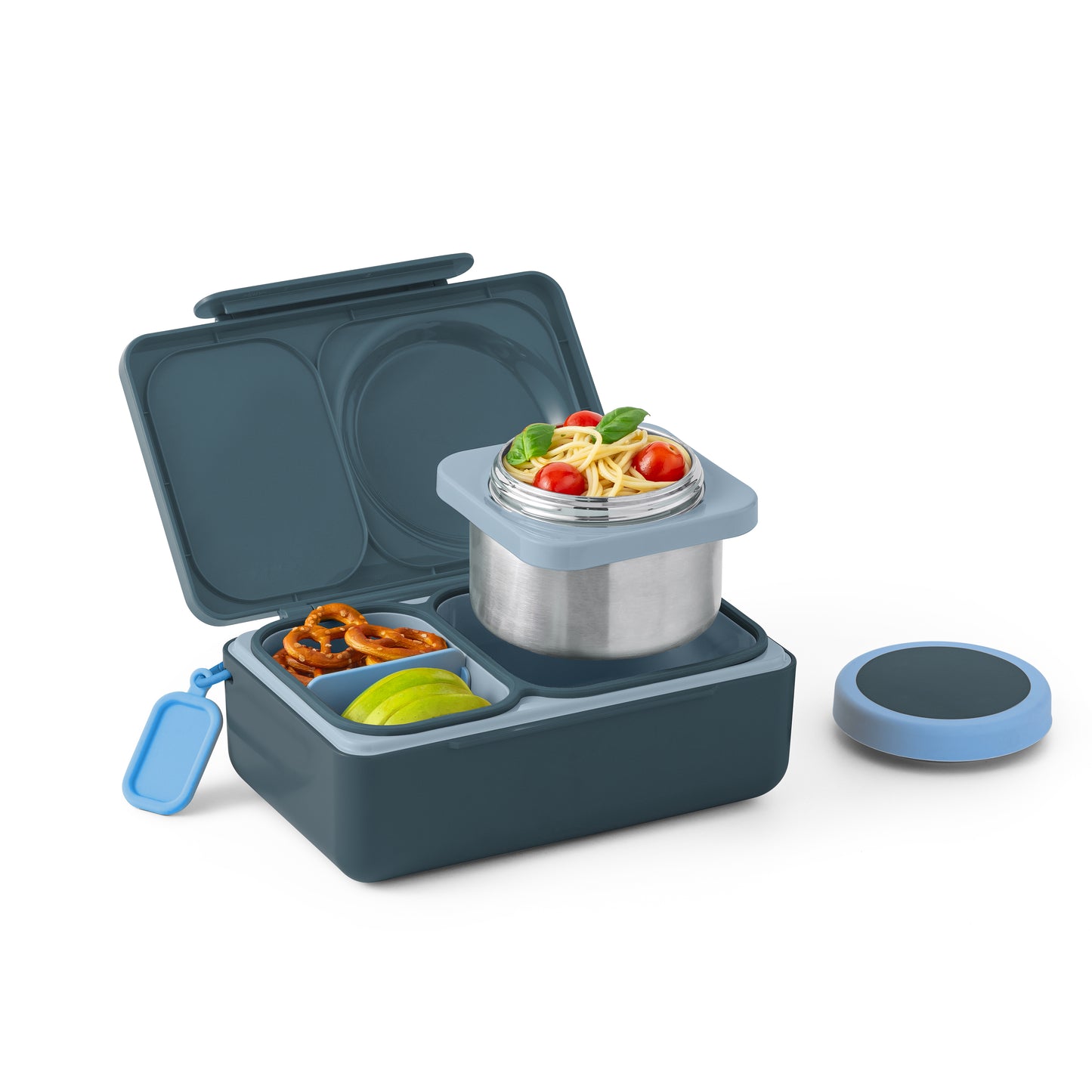 OmieBox UP® – Lonchera Térmica Infantil con Termo Integrado - Graphite | Omie