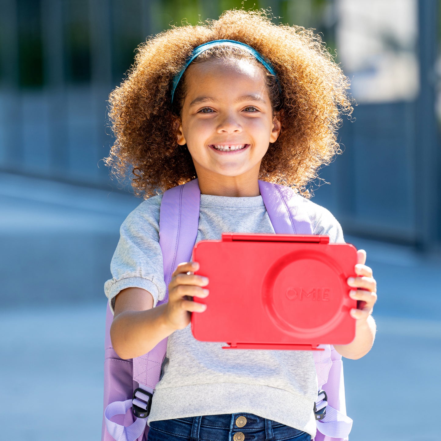 OmieBox UP® – Lonchera Térmica Infantil con Termo Integrado - Cherry Pink | Omie
