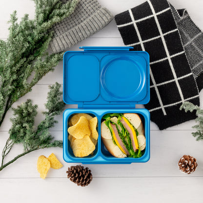 OmieBox UP® – Lonchera Térmica Infantil con Termo Integrado - Cosmic Blue | Omie