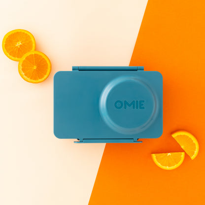 OmieBox UP® – Lonchera Térmica Infantil con Termo Integrado - Teal Green | Omie