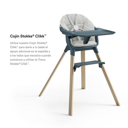 Cojín para Silla de Comer Clikk® - Nordic Greyᵘˢ | Stokke
