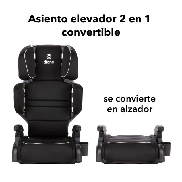 Butaca Connect3® RXT 2-in-1 High-Back Booster - Black Storm | Diono