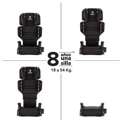 Butaca Connect3® RXT 2-in-1 High-Back Booster - Black Storm | Diono