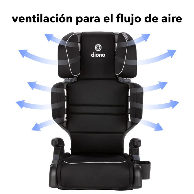 Butaca Connect3® RXT 2-in-1 High-Back Booster - Black Storm | Diono