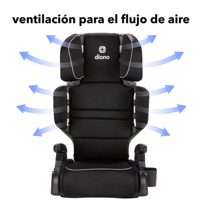 Butaca Connect3® RXT 2-in-1 High-Back Booster - Black Storm | Diono