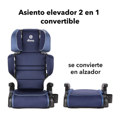 Butaca Connect3® RXT 2-in-1 High-Back Booster - Blue Surge | Diono