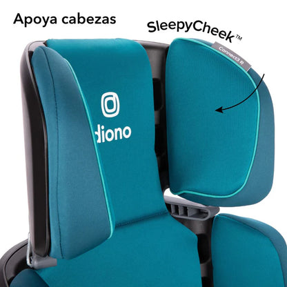 Butaca Connect3® RXT 2-in-1 High-Back Booster -  Blue Razz Ice | Diono