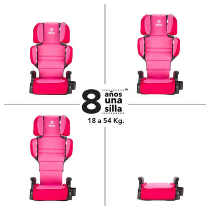Butaca Connect3® RXT 2-in-1 High-Back Booster -  Pink Cotton Candy | Diono