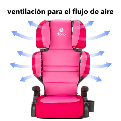 Butaca Connect3® RXT 2-in-1 High-Back Booster -  Pink Cotton Candy | Diono