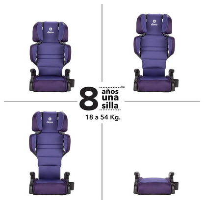 Butaca Connect3® RXT 2-in-1 High-Back Booster -  Purple Wildberry | Diono