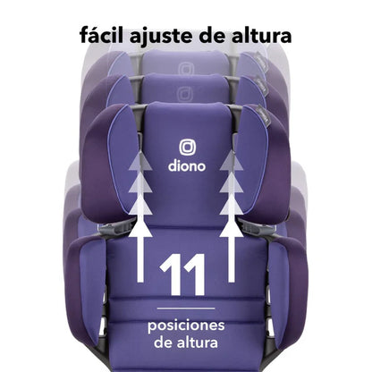 Butaca Connect3® RXT 2-in-1 High-Back Booster -  Purple Wildberry | Diono