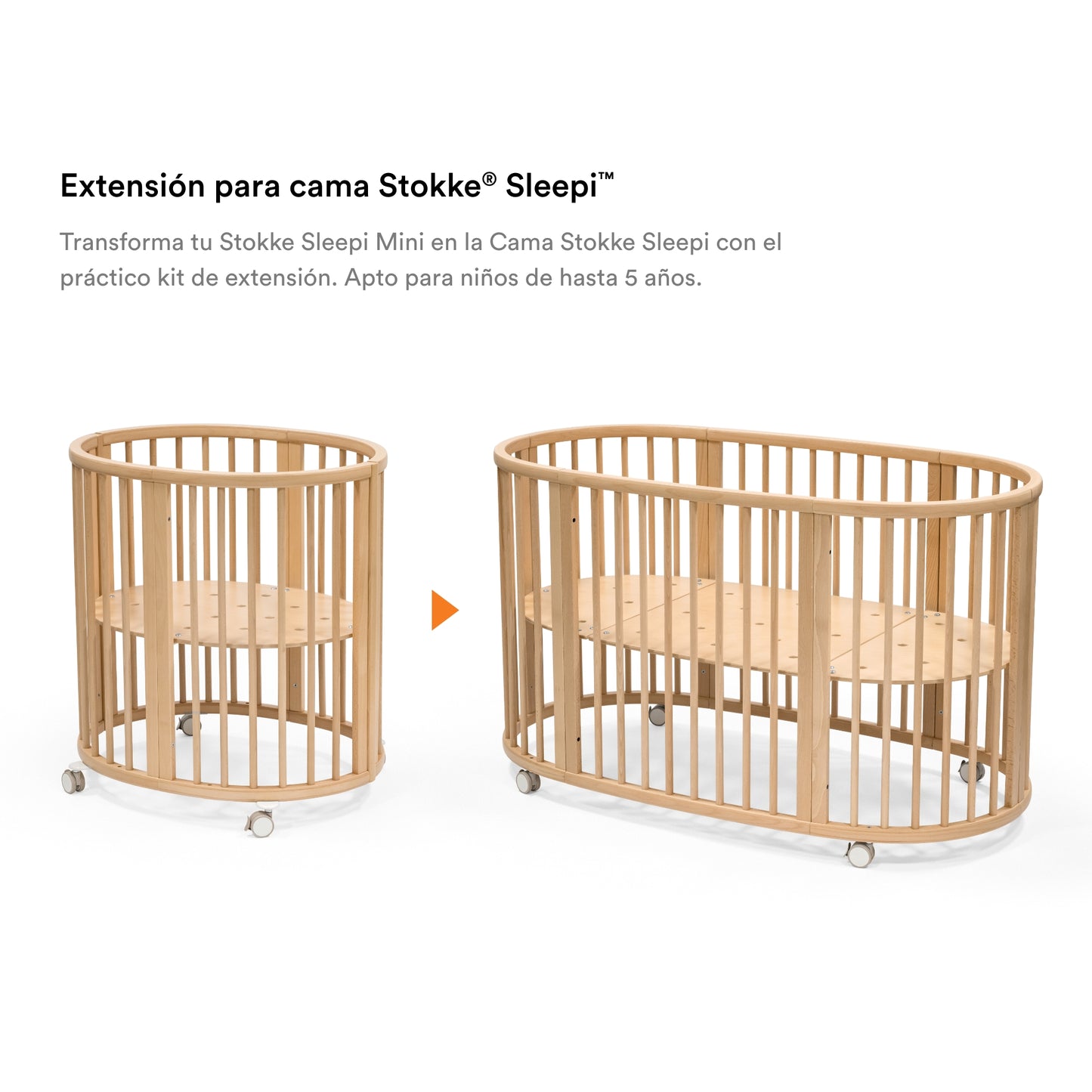 Kit de Extensión para Cuna Sleepi™  (Versión 3) - Natural | Stokke