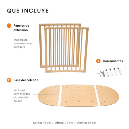 Kit de Extensión para Cuna Sleepi™  (Versión 3) - Natural | Stokke