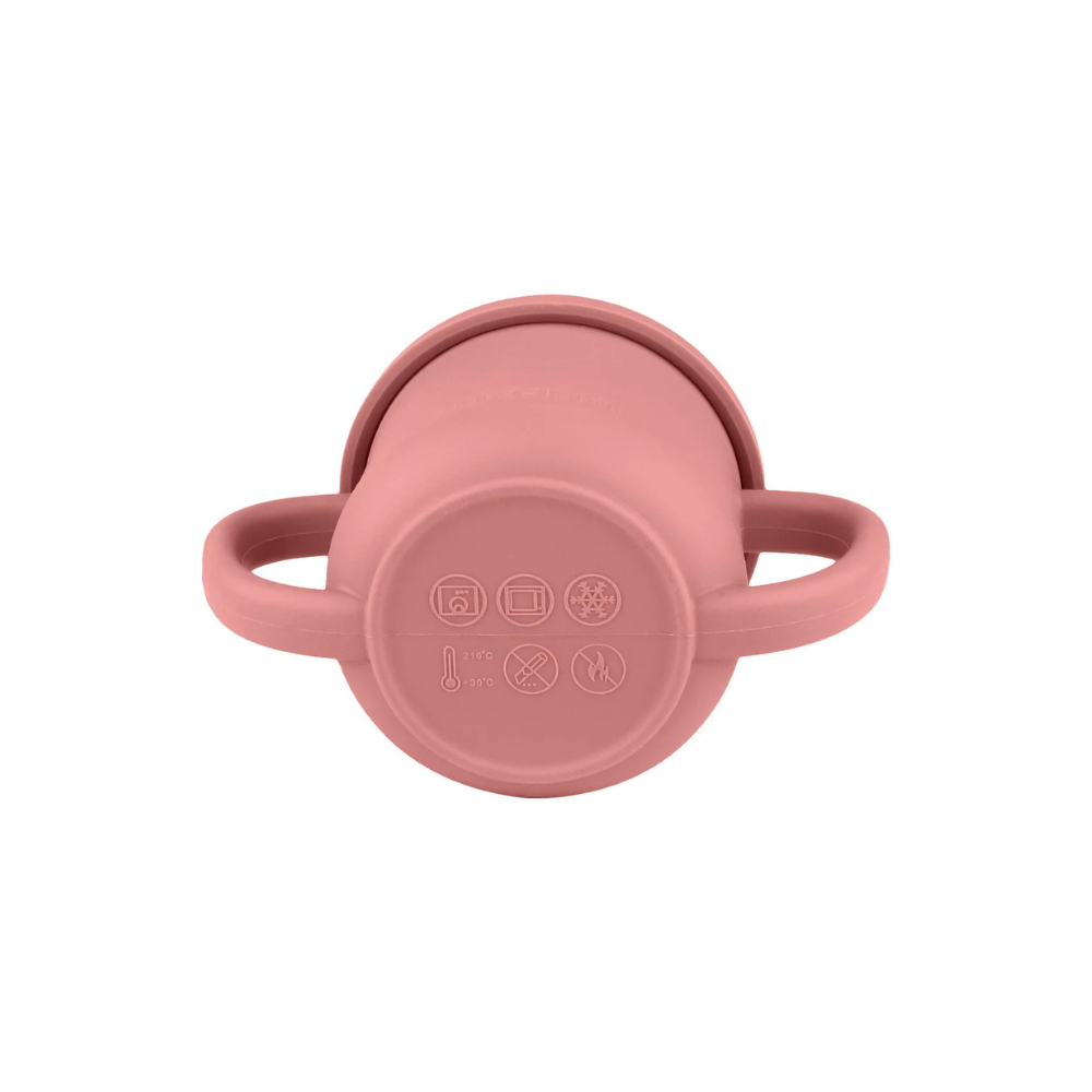 Vaso 2 En 1 Con Asas - Rojo | Infanti