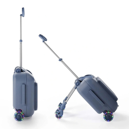 Maleta Infantil 2 en 1 con Asiento Cabby - Blue | Kinderkraft