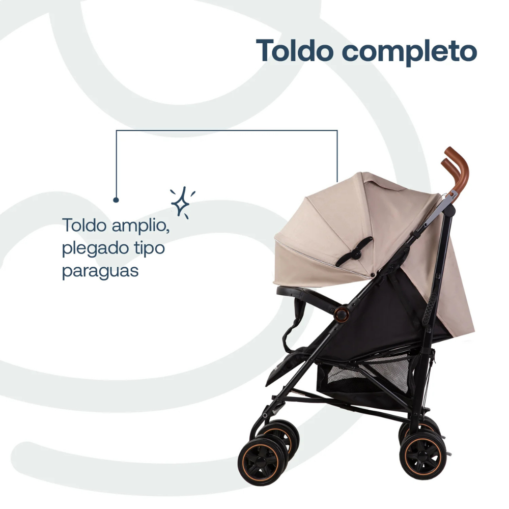 Coche Paragua Magic Ride - Beige | Bebesit