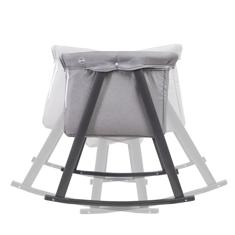 Cuna Moisés Balancín con Mosquitero - Gris | Bebesit