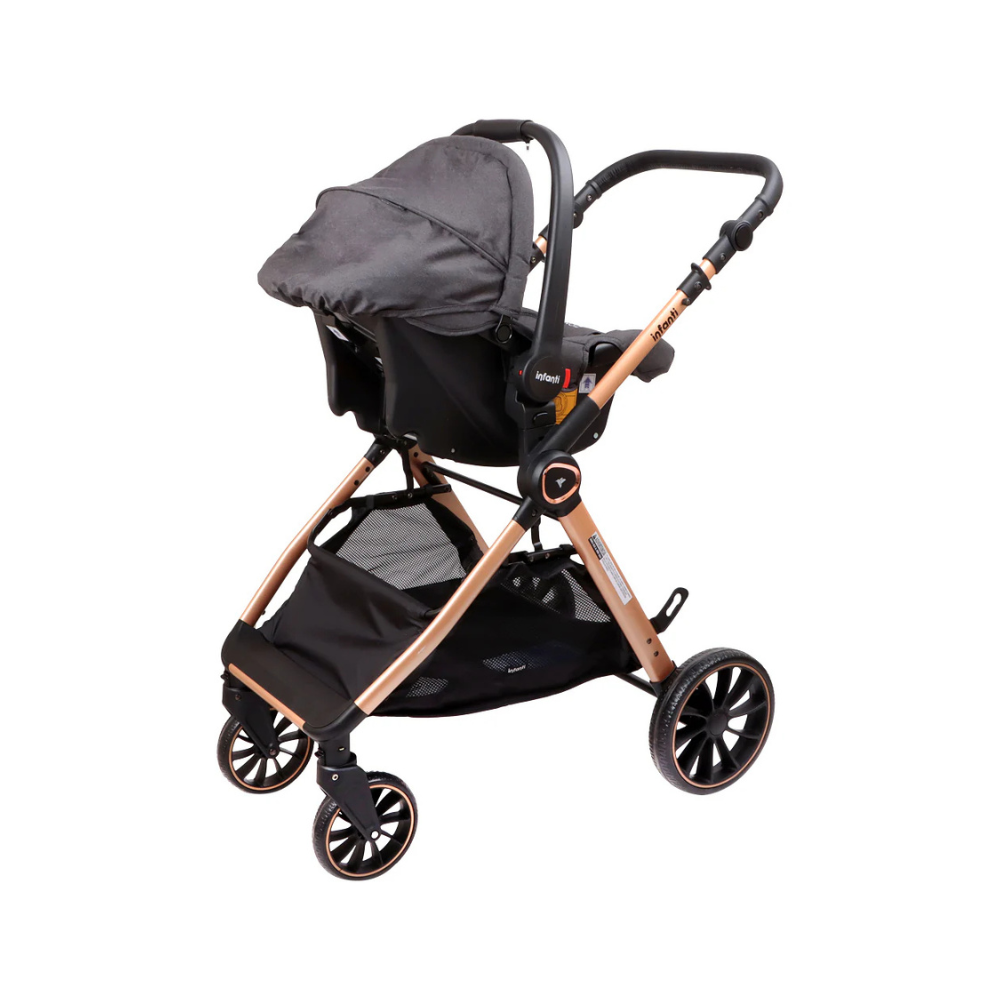 Coches Travel System Romanzo X1-D - Black | Infant
