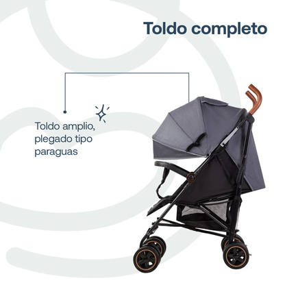 Coche Paragua Magic Ride - Gris | Bebesit