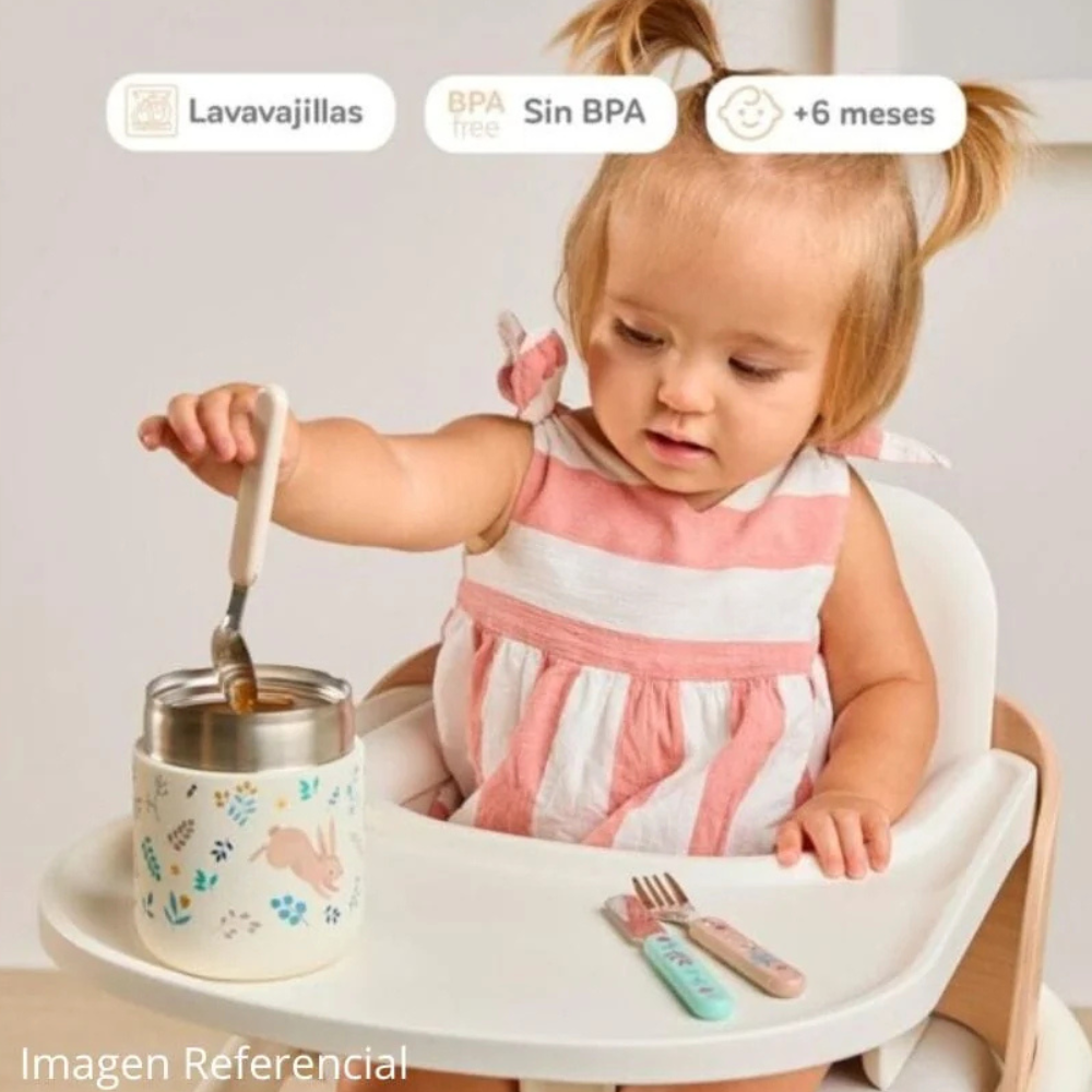 Set de Cubiertos Infantiles Steel Cutlery - Dreamland | Miniland