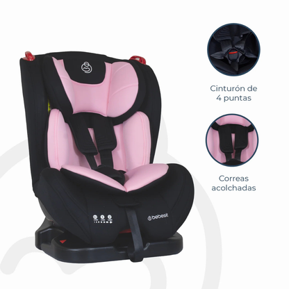 Silla de Auto Convertible Ara Next - Rosa | Bebesit