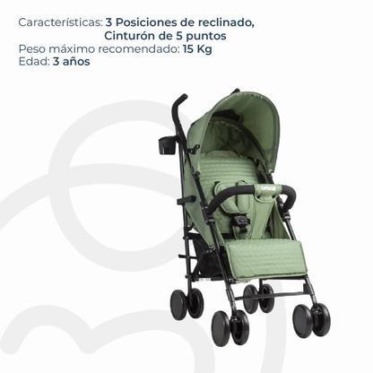 Coche Paragua Kronos - Verde | Bebesit