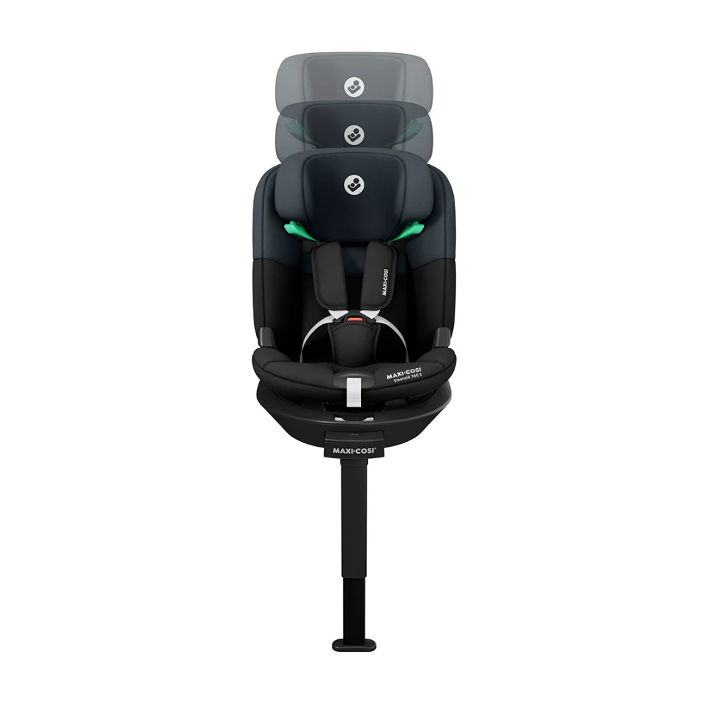 Silla de Auto Convertible Emerald 360° S - Tonal Black | Maxi Cosi