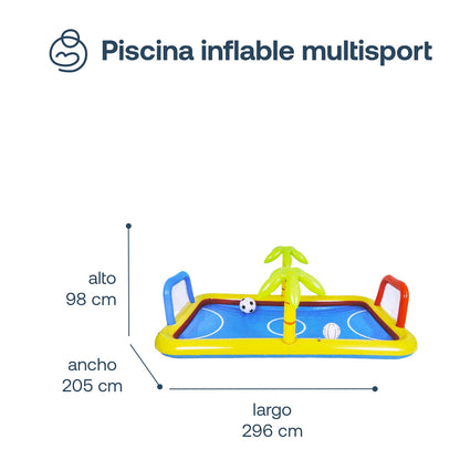 Piscina Centro de Juegos Futbol Voley Multicancha Be Splash | Bebesit