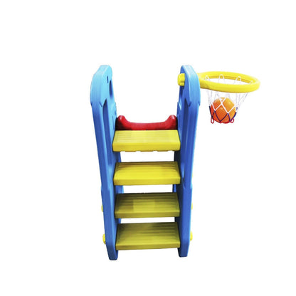 Tobogán 3 en 1 con Cesta de Básquetbol | Bebesit
