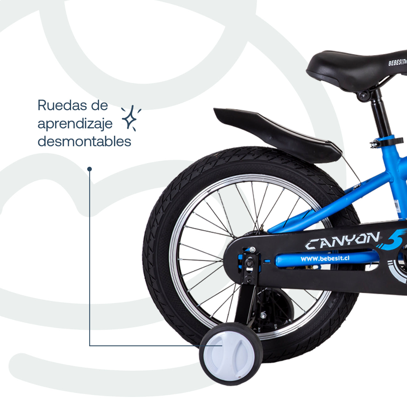 Bicicleta Infantil Canyon - Aro 16 - Azul | Bebesit