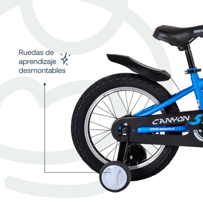 Bicicleta Infantil Canyon - Aro 16 - Azul | Bebesit