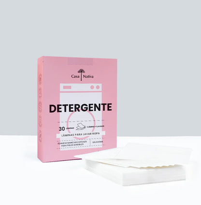 Detergente en Láminas Piel Sensible