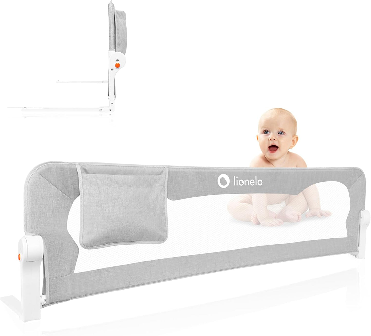 Baranda para Cama Eva - Grey Melange | Lionelo