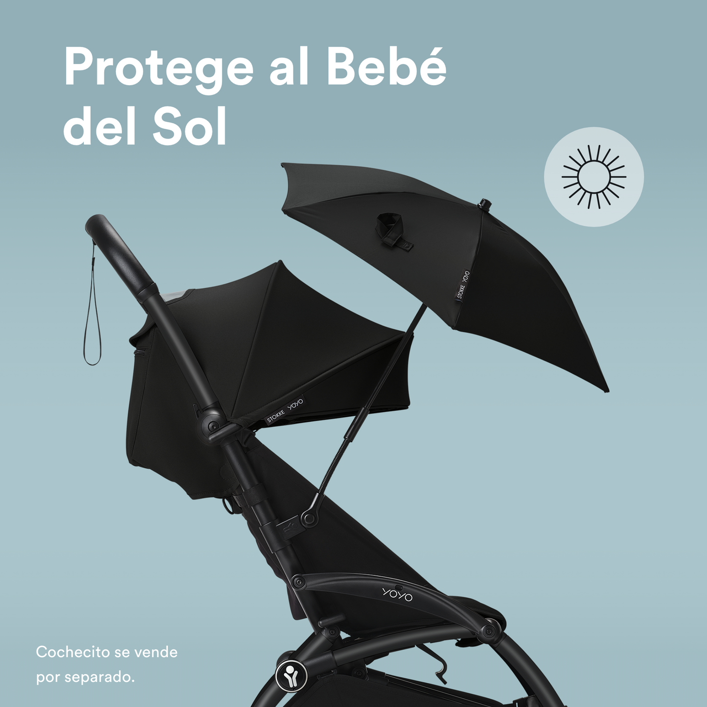 Sombrilla YOYO - Black | YOYO by Stokke