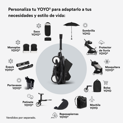 Sombrilla YOYO - Black | YOYO by Stokke