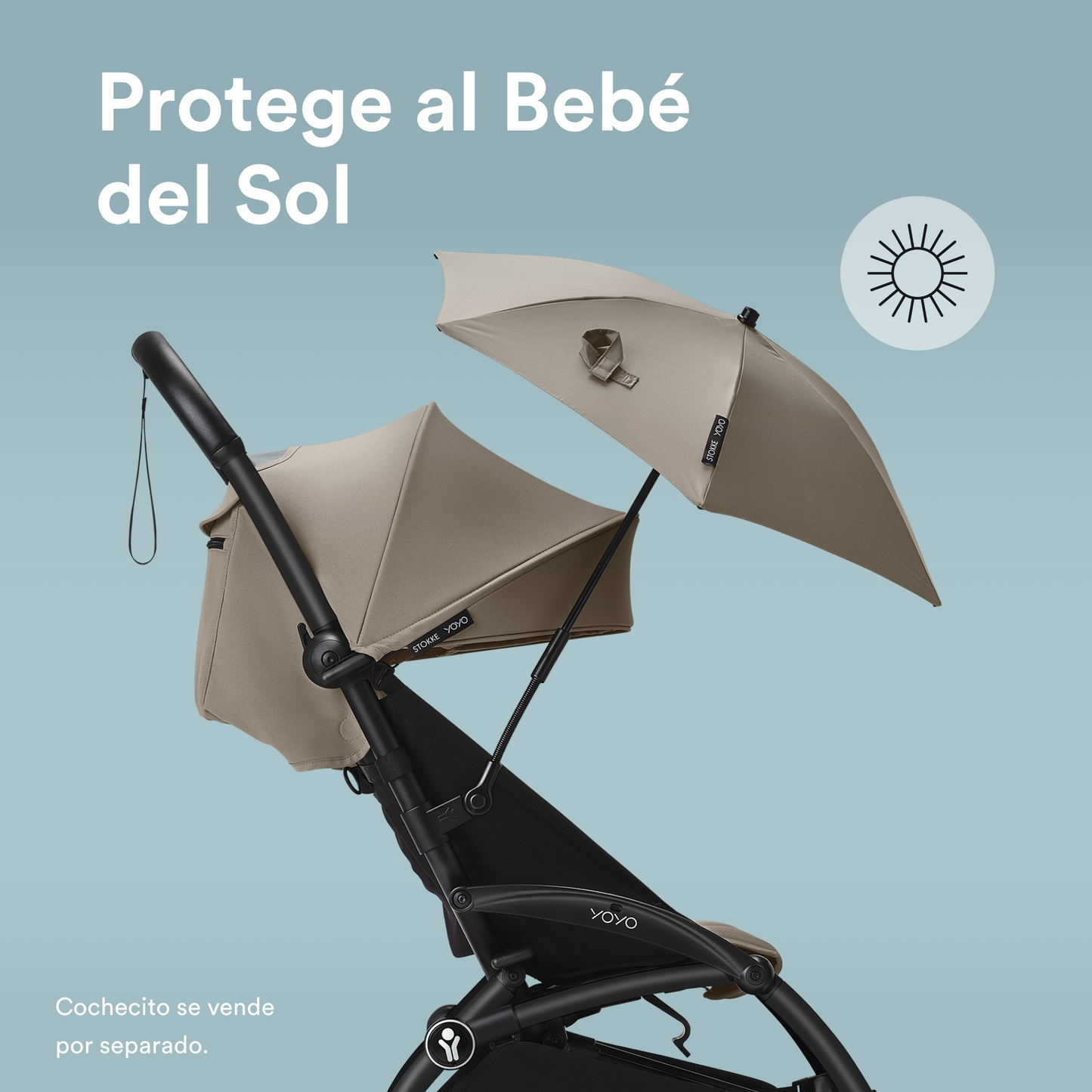 Sombrilla YOYO - Taupe | YOYO by Stokke