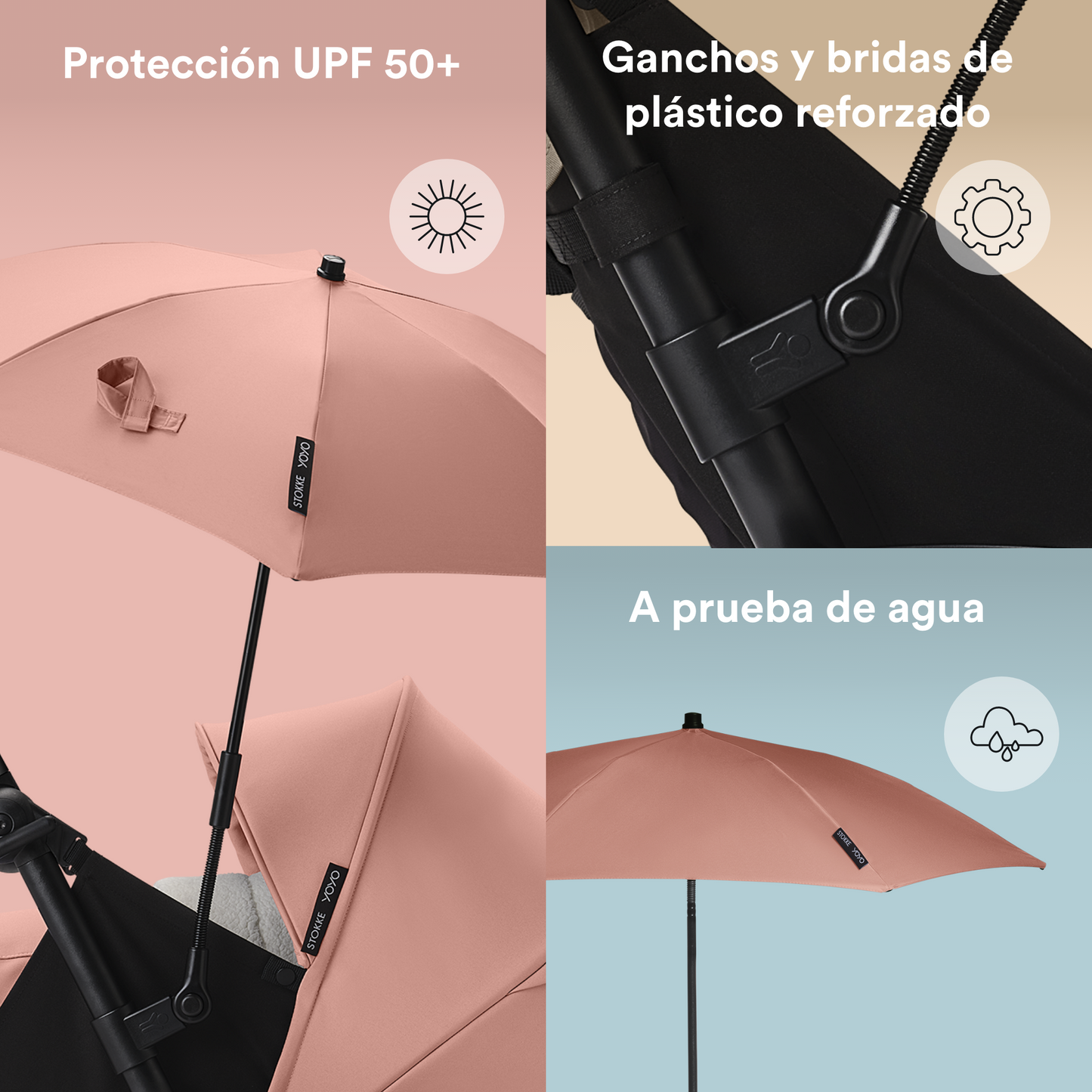 Sombrilla YOYO - Ginger | YOYO by Stokke