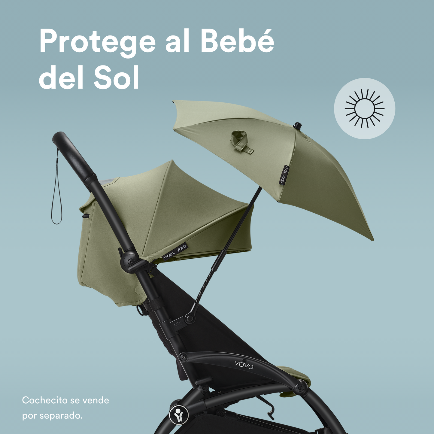 Sombrilla YOYO - Olive | YOYO by Stokke