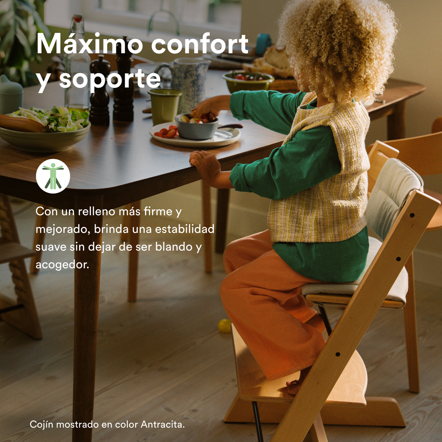 Cojín Classic para Silla Tripp Trapp® - Glacier Green | Stokke